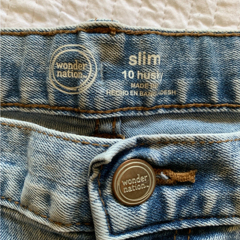 Boy’s medium wash jeans (husky)